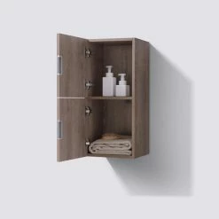 Brand new 🤩 KUBEBATH Bliss 14" Wide By 24" High Linen Side Cabinet, One Door, Butternut Wood Finish 🔥 -Outlet bathroom Store 00210719018b9dcc 0116 w800 h800 b0 p0