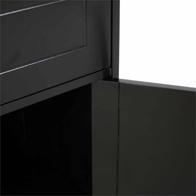 Discount ๐งจ Noble House Furniture & Design Noble House Hoover Modern Bathroom Storage Cabinet In Black ๐ 4 Discount ๐งจ Noble House Furniture & Design Noble House Hoover Modern Bathroom Storage Cabinet In Black ๐ - Image 2