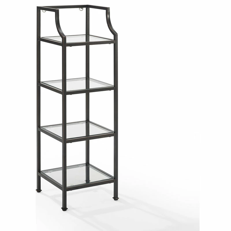 Cheapest ⌛ Crosley Aimee Short Etagere Oil Rubbed Bronze ⭐ 4 Cheapest ⌛ Crosley Aimee Short Etagere Oil Rubbed Bronze ⭐ - Image 2