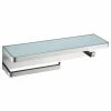 Outlet 🌟 Lexora Bagno Bianca Glass Shelf, Towel Bar, Robe Hook, Brushed Nickel 🎁 -Outlet bathroom Store 0e215cf10ed66e55 3404 w800 h800 b1 p0
