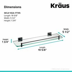 Best Pirce ๐ Kraus USA, Inc. Ventus Bathroom Shelf, Matte Black โ 12 Best Pirce ๐ Kraus USA, Inc. Ventus Bathroom Shelf, Matte Black โ -Outlet bathroom Store 0ec1038e00e5e7fa 3156 w800 h800 b0 p0