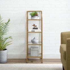 Coupon 😀 Crosley Aimee Short Etagere Soft Gold 😀 -Outlet bathroom Store 10e125140f73b86d 8537 w800 h800 b0 p0