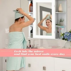 Flash Sale 🎉 Gymax Bathroom White Finish Multipurpose Mount Wall Surface Storage Cabinet 🌟 -Outlet bathroom Store 117181130f6e8587 1101 w800 h800 b0 p0