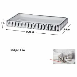 Budget ✨ Roselli Trading Company® Silver Wave Amenity Tray 😀 -Outlet bathroom Store 12811e9b027e7a88 7641 w800 h800 b1 p0