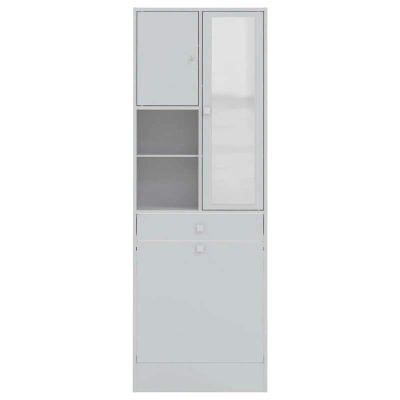 Best deal 🤩 Symbiosis Combi Column With Laundry Compartment, White 😍 3 Best deal 🤩 Symbiosis Combi Column With Laundry Compartment, White 😍