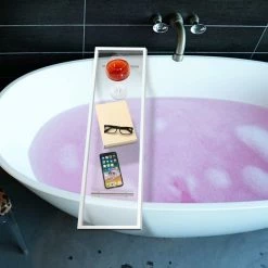 Coupon 👍 ToiletTree Products ToiletTree Clear Acrylic Bathtub Caddy With Rust-Proof Stainless Steel Handles 👍 -Outlet bathroom Store 15d1ff8900309126 8697 w800 h800 b0 p0