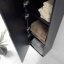 Best Pirce 👏 Fresca Black Bathroom Linen Side Cabinet With 3 Large Storage Areas, Black 🎁 -Outlet bathroom Store 16615d5a0f08f6aa 1112 w800 h800 b0 p0