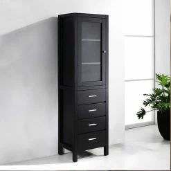 Best deal ✨ Virtu USA Virtu Wellmont 20" Linen Cabinet, Espresso ⭐ -Outlet bathroom Store 1b51d2d50e21b4f1 6899 w800 h800 b0 p0