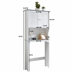 Buy โจ Pilaster Designs Trevita Over The Toilet Bathroom Space Saver Organizer With Storage Cabinet ๐ฏ 16 Buy โจ Pilaster Designs Trevita Over The Toilet Bathroom Space Saver Organizer With Storage Cabinet ๐ฏ -Outlet bathroom Store 2081bd130de988de 9740 w800 h800 b1 p0