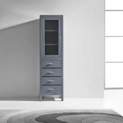 Top 10 ✨ Amberlux Design 20" Linen Cabinet In Grey 💯 -Outlet bathroom Store 2191dee90e4db078 1043 w800 h800 b0 p0