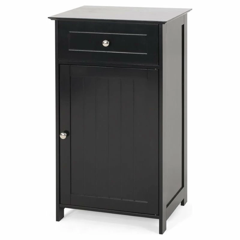 Discount ๐งจ Noble House Furniture & Design Noble House Hoover Modern Bathroom Storage Cabinet In Black ๐ 3 Discount ๐งจ Noble House Furniture & Design Noble House Hoover Modern Bathroom Storage Cabinet In Black ๐