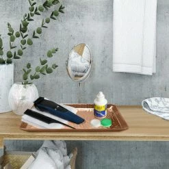 Flash Sale ⭐ TATARA Nu Steel Copper 🔨 Hammered Vanity Tray 🌟 -Outlet bathroom Store 280130da0ec8bc5a 4008 w800 h800 b0 p0