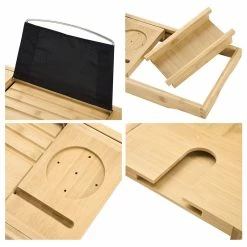 Cheapest 🔔 Yescom Extendable Bamboo Bathtub Caddy Tray Tablet Slot Glass Tablet Holder Relaxing 🛒 -Outlet bathroom Store 28b110720c3f49b6 3029 w800 h800 b1 p0