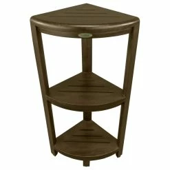 Buy 😀 DecoTeak Oasis 3-Tier Teak Corner Shower Shelf 😉