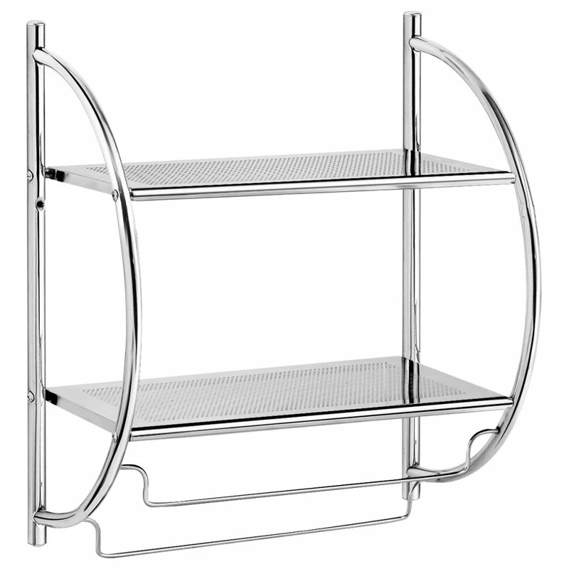 Deals ๐ฏ Costway 2 Tier Wall Mount Shower Toilet Bathroom Storage Rack Holder Towel Bar โจ 6 Deals ๐ฏ Costway 2 Tier Wall Mount Shower Toilet Bathroom Storage Rack Holder Towel Bar โจ - Image 4