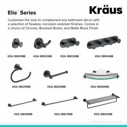 Flash Sale ⌛ Kraus USA, Inc. Elie Bathroom Corner Shelf, Matte Black 👏 -Outlet bathroom Store 3ca12a9500e5e8ea 3165 w800 h800 b0 p0