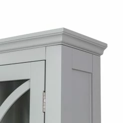 Budget 🛒 Glitzhome 68"H Gray Wooden Drop Door Bathroom Cabinet 🎁 -Outlet bathroom Store 3e91f6110205aefa 8451 w800 h800 b0 p0