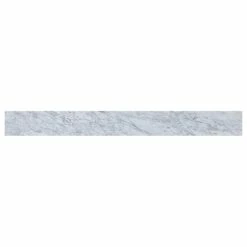 Discount ⌛ Elegant Furniture & Lighting 40" Backsplash, Carrara White 👏