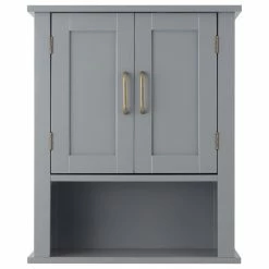 Best deal 🔥 Versanora Wooden Bathroom Wall Cabinet Open Shelf Grey 💯 -Outlet bathroom Store 49d1c93e01a0a000 2161 w800 h800 b1 p0