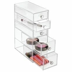 Cheap ✨ IDesign Clarity Cosmetic 5-Drawer Organizer For Vanity Cabinet, Clear ❤️ -Outlet bathroom Store 5b61c9eb0beb1995 4176 w800 h800 b1 p0