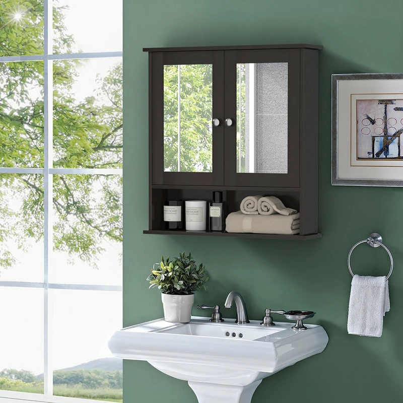 Coupon โค๏ธ Costway Wall Mount Mirror Cabinetr Brown ๐ 4 Coupon โค๏ธ Costway Wall Mount Mirror Cabinetr Brown ๐ - Image 2