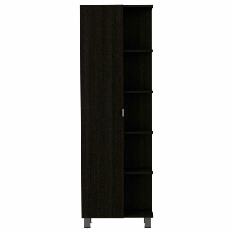 Buy ๐ฅ FM FURNITURE Los Angeles Corner Cabinet, Black Wengue ๐ 3 Buy ๐ฅ FM FURNITURE Los Angeles Corner Cabinet, Black Wengue ๐