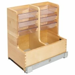 Brand new 😍 Rev-A-Shelf Wood Vanity Sink Pull Out Organizer With Soft Close, 11.69" 🔔