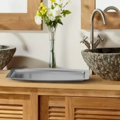 Hot Sale 🔔 TATARA Nu Steel Elite Amenity Tray 👏 -Outlet bathroom Store 649119400e7c63bd 0649 w800 h800 b0 p0