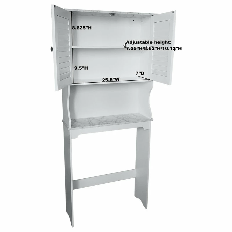 Buy โจ Pilaster Designs Trevita Over The Toilet Bathroom Space Saver Organizer With Storage Cabinet ๐ฏ 9 Buy โจ Pilaster Designs Trevita Over The Toilet Bathroom Space Saver Organizer With Storage Cabinet ๐ฏ - Image 7