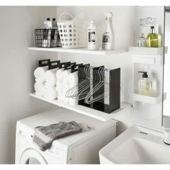 Promo 🔥 Yamazaki Home Towel Storage Organizer, Steel, Black ❤️ -Outlet bathroom Store 66511851025ad680 2697 w800 h800 b0 p0