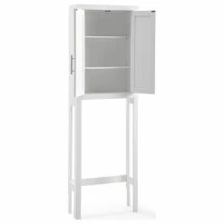 Best deal ⭐ Crosley Savannah Wooden Bathroom Spacesaver In White ⌛ -Outlet bathroom Store 69e12fd20132fd56 9719 w800 h800 b1 p0