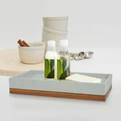 New ๐ TATARA Nu Steel Concrete Stone/Wooden Finish Amenity Tray ๐ 10 New ๐ TATARA Nu Steel Concrete Stone/Wooden Finish Amenity Tray ๐ -Outlet bathroom Store 6a416d980e7b25da 9347 w800 h800 b0 p0