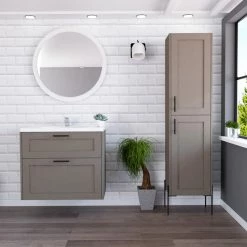 Best reviews of 🥰 RST Brands Svedin Tall Bathroom Cabinet, Taupe 🎉 -Outlet bathroom Store 706168f90fc55bfd 9243 w800 h800 b0 p0