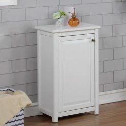 Coupon 🎉 Bolton Furniture, Inc. Dorset 17"W X 29"H Floor Bath Storage Cabinet, Door 🔔 -Outlet bathroom Store 84a1eba401f43605 7453 w800 h800 b0 p0