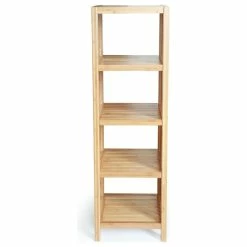 Hot Sale ⭐ ToiletTree Products ToiletTree Deluxe Bamboo Freestanding Shelf, 5-Tier ✨ -Outlet bathroom Store 86d1b00e07a8de54 0754 w800 h800 b1 p0