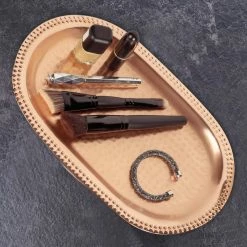 Hot Sale 🧨 TATARA Nu Steel Hudson 🔨 Hammered Copper Amenity Tray 🥰 -Outlet bathroom Store 88b144390e85d93b 5636 w800 h800 b0 p0
