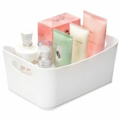 Best Sale 🎁 YBM HOME INC. Open Bin Storage Basket Under Cabinet Caddy, White 🎉 -Outlet bathroom Store 8aa1c7c10c619c13 2738 w800 h800 b1 p0