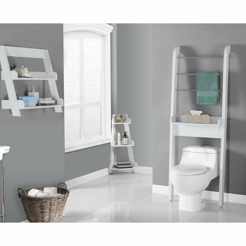Buy π Monarch Specialties Bathroom Accent - 24"H / White Wall Mount Shelf π 4 Buy π Monarch Specialties Bathroom Accent - 24"H / White Wall Mount Shelf π - Image 2