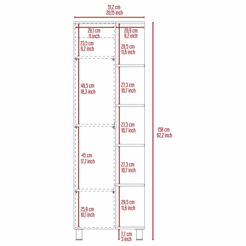 Buy ๐ฅ FM FURNITURE Los Angeles Corner Cabinet, Black Wengue ๐ 9 Buy ๐ฅ FM FURNITURE Los Angeles Corner Cabinet, Black Wengue ๐ - Image 7
