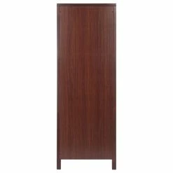 New 🎁 Winsome Brooke Jelly 2-Section Cupboard, Walnut ✨ -Outlet bathroom Store 8fd1ab5a0f086d4d 7739 w800 h800 b1 p0