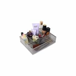 Deals 👍 YBM HOME INC. Silver Mesh Vanity Cosmetic Organizer/Tray 🌟 -Outlet bathroom Store 91f1d6b30c618dfc 0588 w800 h800 b1 p0