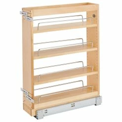 Buy 😉 Rev-A-Shelf Wood Vanity Cabinet Pull Out Organizer With Soft Close, 6" ⭐