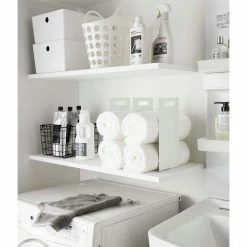 Wholesale ✔️ Yamazaki Home Towel Storage Organizer, Steel, White 😀 -Outlet bathroom Store 9f415b58025ad9d0 2668 w800 h800 b0 p0