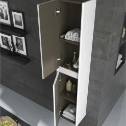 Discount 🔔 WS Bath Collections Ambra Column Bathroom Column, Gloss White 🥰 -Outlet bathroom Store a131f5b10b69f3e8 5598 w800 h800 b0 p0