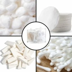 New 😉 Huji Clear Acrylic Cosmetic Organizer With Lids 👍 -Outlet bathroom Store a2a1eda300cba264 9453 w800 h800 b0 p0