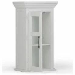 Best Pirce 🧨 Simpli Home Ltd. Avington Single Door Wall Cabinet 🧨 -Outlet bathroom Store a341e08a0d9f6437 9524 w800 h800 b1 p0