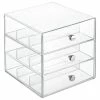 Deals 🛒 IDesign Clarity 3-Drawer Stackable Glasses Organizer, Clear 🔥 -Outlet bathroom Store a421a9cc0beb1884 0405 w800 h800 b1 p0