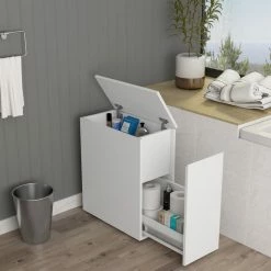 New ❤️ Depot E-Shop Nova Bathroom Storage Cabinet-White 😀 -Outlet bathroom Store aa11522102fe2088 5020 w800 h800 b0 p0
