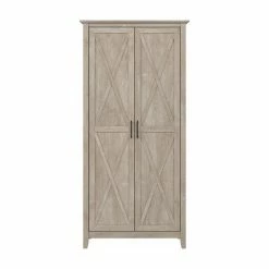 New 😍 Bush Business Furniture Key West Bathroom Storage Cabinet With Doors In Washed Gray - Engineered Wood 🤩 -Outlet bathroom Store abb141de01c55e5f 5352 w800 h800 b1 p0