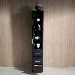 Promo ❤️ Fresca Torino Espresso Tall Bathroom Linen Side Cabinet, Espresso 😀 -Outlet bathroom Store acb1bd8e0f08f65e 5832 w800 h800 b0 p0